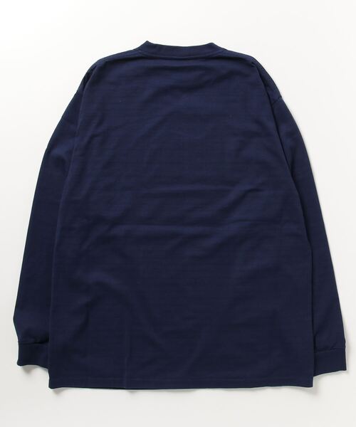 GOLD（ゴールド）の「東洋エンタープライズ GOLD / ゴールド：ORGANIC COTTON BORDER L/S T-SHIRT：23A-GL69101[MUS]（Tシャツ/カットソー・メンズ・ベージュ系その他/ブルー系その他・L/M/XL）」の19枚目の写真
