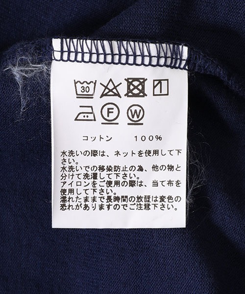 GOLD（ゴールド）の「東洋エンタープライズ GOLD / ゴールド：ORGANIC COTTON BORDER L/S T-SHIRT：23A-GL69101[MUS]（Tシャツ/カットソー・メンズ・ベージュ系その他/ブルー系その他・L/M/XL）」の3枚目の写真