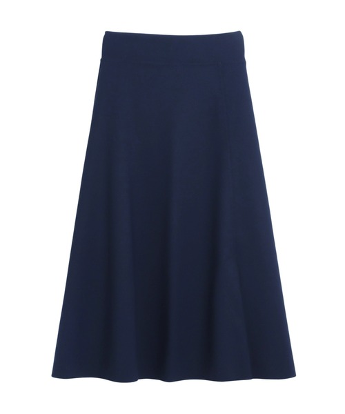 サイドスリットポンチフレア スカート（スカート）｜evernavy（エバー