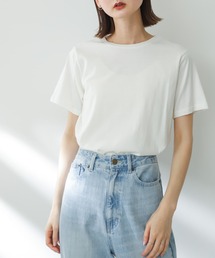 コットンクルーネックTシャツ(半袖)