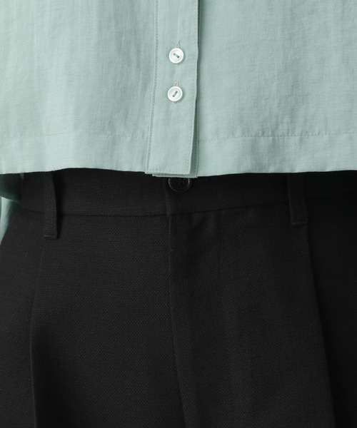 LOWRYS FARM（ローリーズファーム）の「ハイウエストショートパンツ　191854（その他パンツ・レディース・ブラック/アイボリー/ブラウン・FREE）」の16枚目の写真