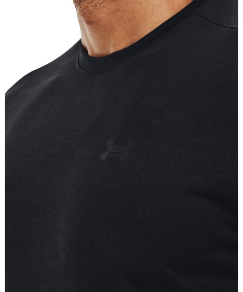 UNDER ARMOUR(アンダーアーマー)の「UAテック ベント ジャカード ショートスリーブTシャツ(トレーニング/メンズ)(Tシャツ/カットソー・メンズ・ブラック・S/M/L/XL/XXL/3XL)」の4枚目の写真