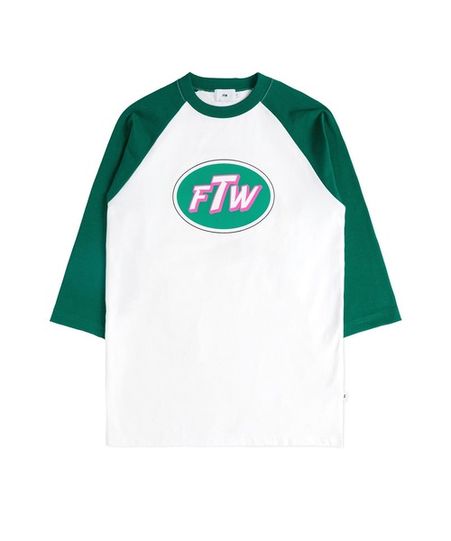 FTW(エフティダブリュー)の「FTW CIRCLE LOGO RAGLAN TEE(Tシャツ/カットソー・メンズ・ブラック/グリーン/ネイビー・MEDIUM/LARGE)」の8枚目の写真