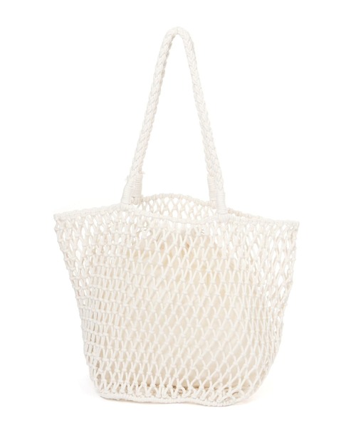ALAND(エーランド)の「3.3 Field Trip/デイリーメッシュBAG 2196646(ショルダーバッグ・レディース・ベージュ/ホワイト/ブラック・FREE)」の3枚目の写真