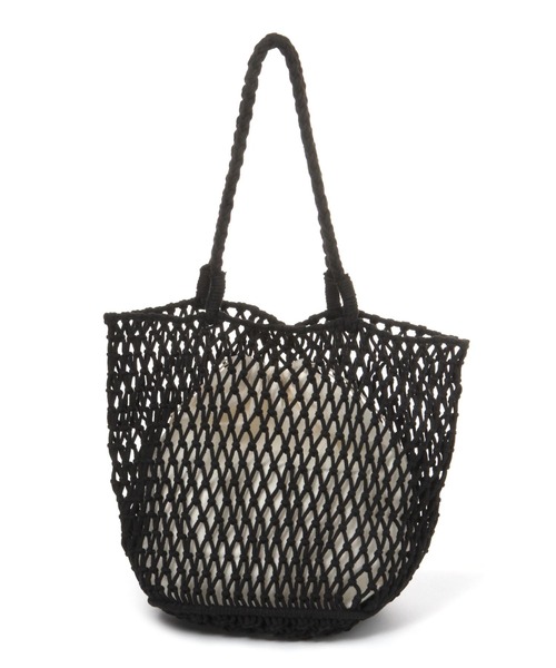 ALAND(エーランド)の「3.3 Field Trip/デイリーメッシュBAG 2196646(ショルダーバッグ・レディース・ベージュ/ホワイト/ブラック・FREE)」の5枚目の写真