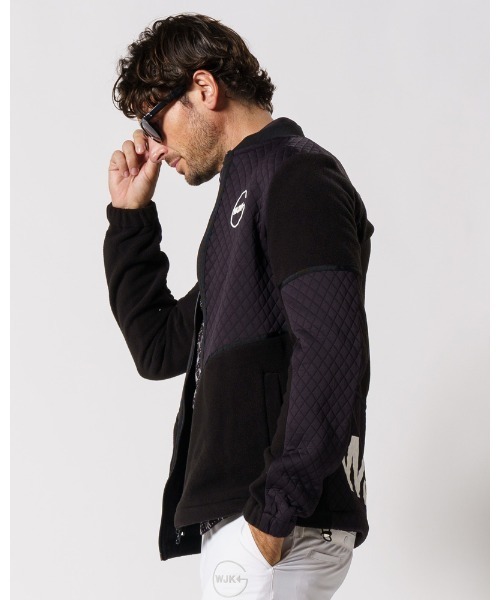 WJKG（ダヴルジェイケイジー）の「quilting zip up blouson（ブルゾン