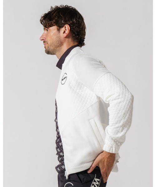 WJKG（ダヴルジェイケイジー）の「quilting zip up blouson（ブルゾン