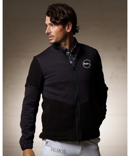 WJKG（ダヴルジェイケイジー）の「quilting zip up blouson（ブルゾン