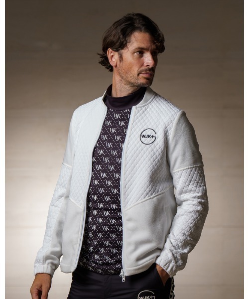 WJKG（ダヴルジェイケイジー）の「quilting zip up blouson（ブルゾン