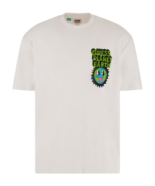 Guess（ゲス）の「GUESS Originals Earth Day Planet Tee（Tシャツ/カットソー・メンズ・ホワイト・SMALL/MEDIUM/LARGE/X-LARGE）」の6枚目の写真