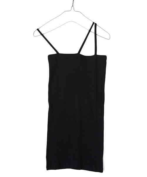 BASERANGE（ベースレンジ）の「BASERANGE / ベースレンジ：NIDA TANK：TONI-RB-000[ANN]（キャミソール・レディース・ブラック/オフホワイト・S）」の3枚目の写真
