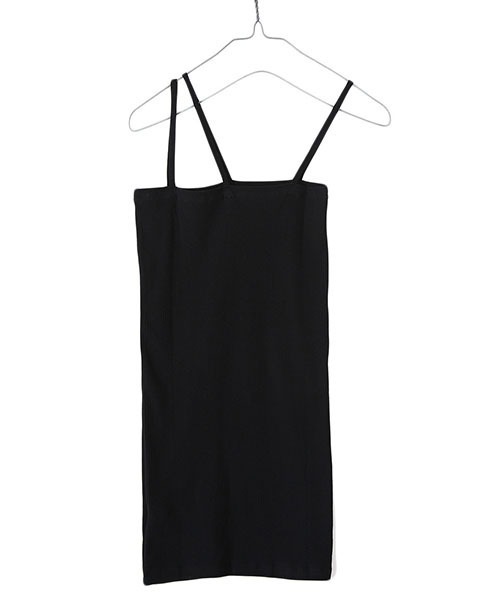 BASERANGE（ベースレンジ）の「BASERANGE / ベースレンジ：NIDA TANK：TONI-RB-000[ANN]（キャミソール・レディース・ブラック/オフホワイト・S）」の4枚目の写真