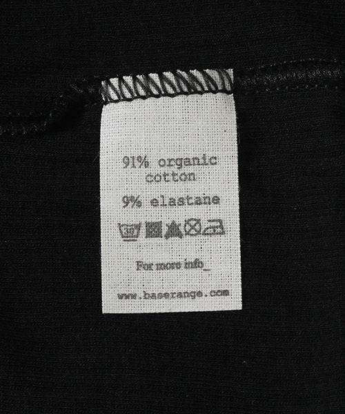 BASERANGE（ベースレンジ）の「BASERANGE / ベースレンジ：NIDA TANK：TONI-RB-000[ANN]（キャミソール・レディース・ブラック/オフホワイト・S）」の6枚目の写真