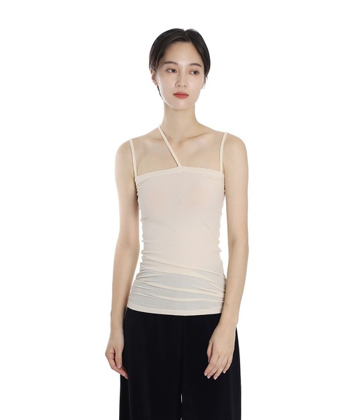 BASERANGE（ベースレンジ）の「BASERANGE / ベースレンジ：NIDA TANK：TONI-RB-000[ANN]（キャミソール・レディース・ブラック/オフホワイト・S）」の15枚目の写真