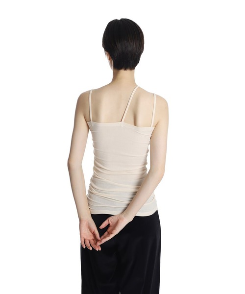 BASERANGE（ベースレンジ）の「BASERANGE / ベースレンジ：NIDA TANK：TONI-RB-000[ANN]（キャミソール・レディース・ブラック/オフホワイト・S）」の13枚目の写真