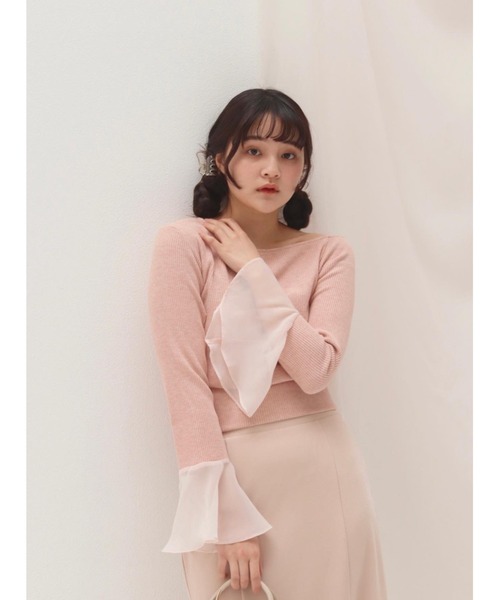 muguet(ミュゲ)の「wing sleeve tops(Tシャツ/カットソー・レディース・ピンク・FREE)」の10枚目の写真