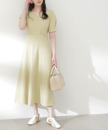 N.（N. Natural Beauty Basic） | 【S Size Line】◆ウエストシェイプステッチワンピース(ワンピース)