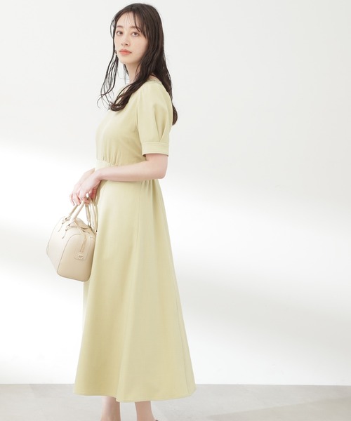 N.（N. Natural Beauty Basic）（エヌエヌナチュラルビューティーベーシック）の「【S Size Line】◆ウエストシェイプステッチワンピース（ワンピース・レディース・イエロー/ダークグレー/ナチュラル・SMALL/MEDIUM）」の10枚目の写真