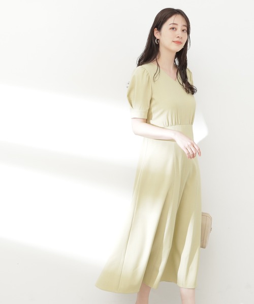 N.（N. Natural Beauty Basic）（エヌエヌナチュラルビューティーベーシック）の「【S Size Line】◆ウエストシェイプステッチワンピース（ワンピース・レディース・イエロー/ダークグレー/ナチュラル・SMALL/MEDIUM）」の18枚目の写真