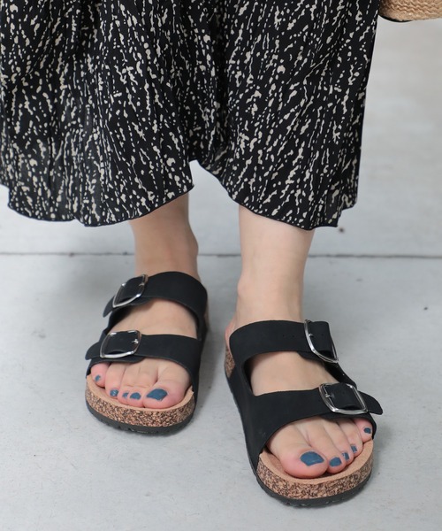 SETUP7（セットアップセブン）の「【SETUP7】ベルトストラップサンダル JIP（サンダル・レディース・ベージュ/ブラック・36/38/42/44/40）」の4枚目の写真