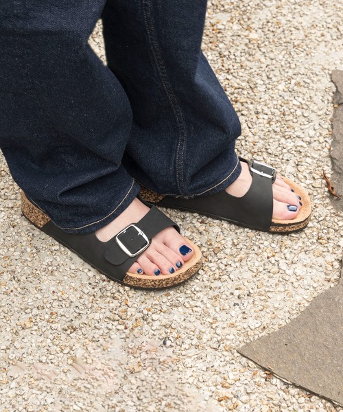 SETUP7（セットアップセブン）の「【SETUP7】ベルトストラップサンダル JIP（サンダル・レディース・ベージュ/ブラック・36/38/42/44/40）」の9枚目の写真