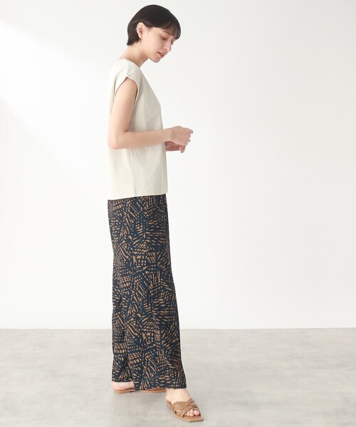 THE SHOP TK (ザ ショップ ティーケー )の「◆【腕周り・首周りスッキリ見え/洗濯機で洗える】special_cottonフレンチノースリーブ(Tシャツ/カットソー・レディース・ホワイト系/ブラック/ライトグレー/こしょう色系・12/13)」の22枚目の写真