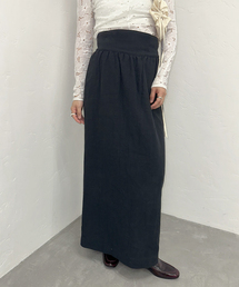 リネンMIXコルセットスカート