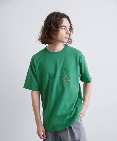 セール】j.n.r.d/エシカルモチーフハーフスリーブTシャツ（T