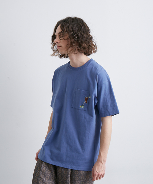 j.n.r.d(ジェー・エヌ・アール・ディー)の「j.n.r.d/エシカルモチーフハーフスリーブTシャツ(Tシャツ/カットソー・メンズ・グリーン/ブルー/ホワイト/ピンク・M/L/LL)」の18枚目の写真