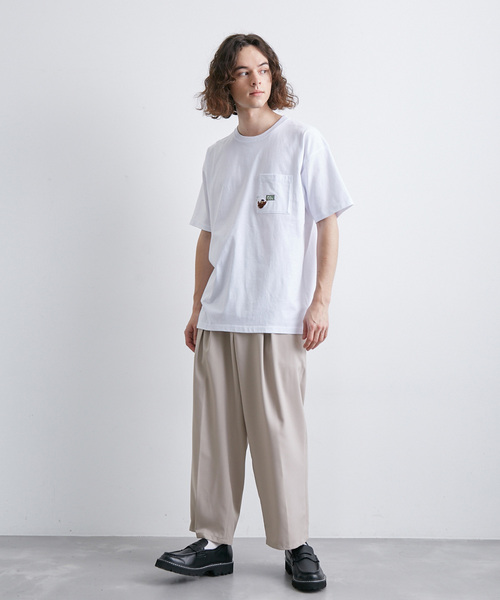 j.n.r.d(ジェー・エヌ・アール・ディー)の「j.n.r.d/エシカルモチーフハーフスリーブTシャツ(Tシャツ/カットソー・メンズ・グリーン/ブルー/ホワイト/ピンク・M/L/LL)」の22枚目の写真