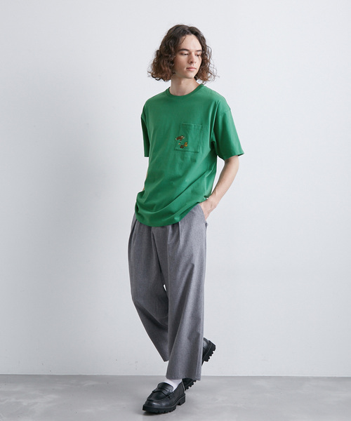 j.n.r.d(ジェー・エヌ・アール・ディー)の「j.n.r.d/エシカルモチーフハーフスリーブTシャツ(Tシャツ/カットソー・メンズ・グリーン/ブルー/ホワイト/ピンク・M/L/LL)」の16枚目の写真