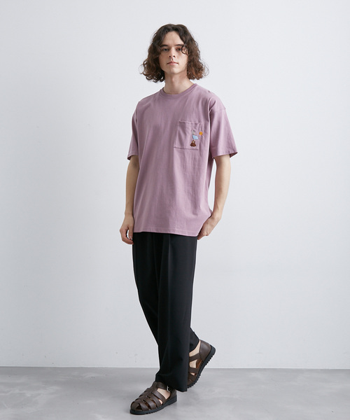j.n.r.d(ジェー・エヌ・アール・ディー)の「j.n.r.d/エシカルモチーフハーフスリーブTシャツ(Tシャツ/カットソー・メンズ・グリーン/ブルー/ホワイト/ピンク・M/L/LL)」の12枚目の写真