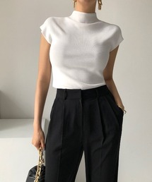 N.s（エヌドットエス）の「フレンチスリーブハイネックサマーニット（ニット/セーター）」