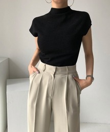 N.s（エヌドットエス）の「フレンチスリーブハイネックサマーニット（ニット/セーター）」