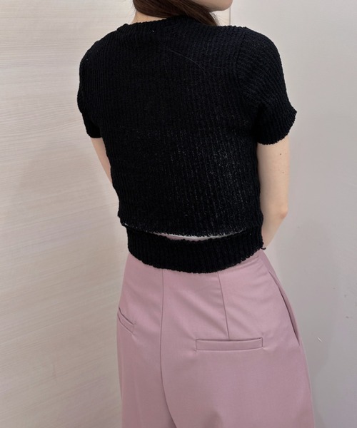 solleim(ソルレム)の「タックボリュームワイドパンツ(スラックス・レディース・ピンク/グレイッシュベージュ・S/M)」の12枚目の写真