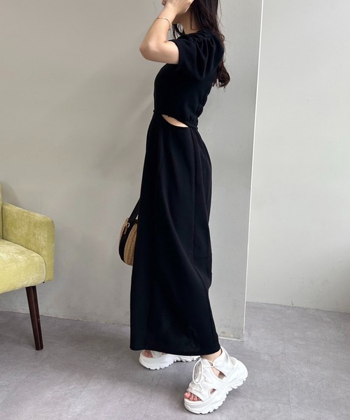 one after another NICE CLAUP(ワンアフターアナザーナイスクラップ)の「スニーカーサンダル(サンダル・レディース・ブラック/ホワイト・SMALL/MEDIUM/LARGE)」の13枚目の写真