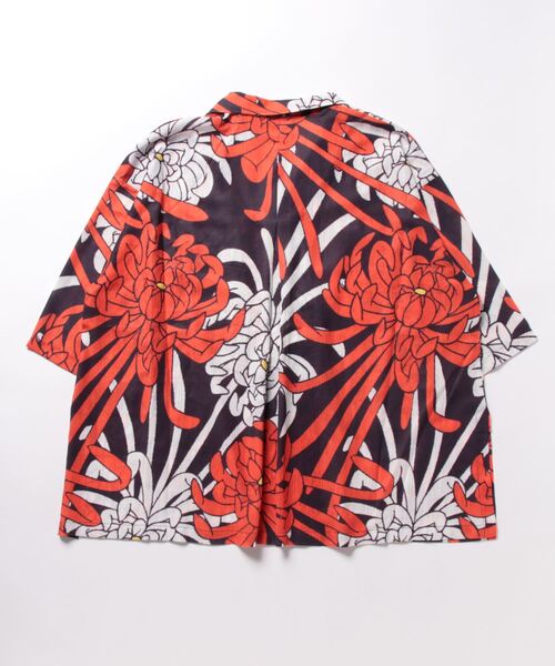 カヤ（カヤ）の「【カヤ】晩夏銘仙 メンズシャツ（シャツ/ブラウス