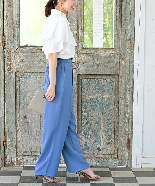 rps（アールピーエス）の「ケープブラウス（シャツ/ブラウス・レディース・オフホワイト/グレー/ネイビー・フリー）」の7枚目の写真