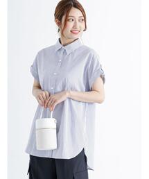 Te chichi | パールボタンターンバックシャツ(シャツ/ブラウス)