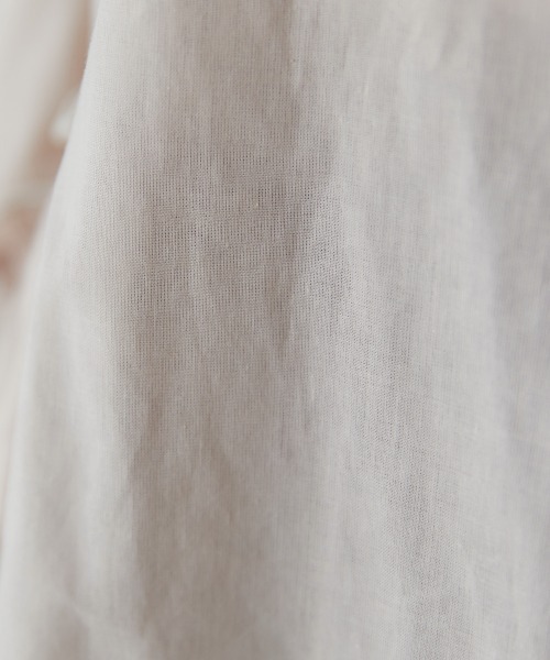 miclat（ミクラ）の「大きいサイズ　ギャザーフレアチュニック　miclat（シャツ/ブラウス・レディース・ブラック/ベージュ/グリーン・L/LL/3L/4L/5L）」の20枚目の写真