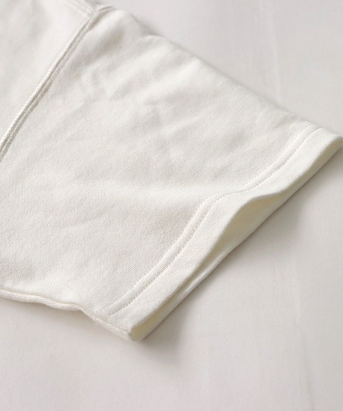 antiqua（アンティカ）の「綿100%カレッジロゴプルオーバー（Tシャツ/カットソー・キッズ・スミクロ/オフホワイト/杢グレー・150/160/120/130/140）」の8枚目の写真