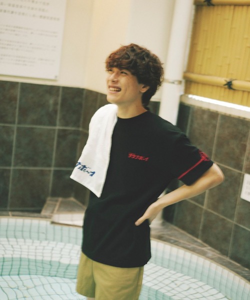 PBLIM(ページボーイリム)の「PBLIM/サウナボーイロッカーキーT(Tシャツ/カットソー・レディース・カーキ/ブラック/オフホワイト・MEDIUM/LARGE)」の5枚目の写真