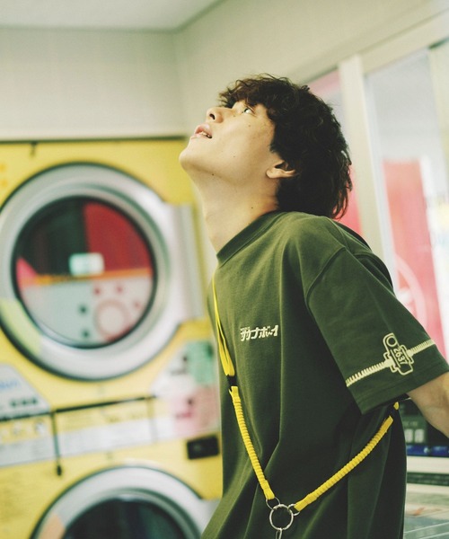 PBLIM(ページボーイリム)の「PBLIM/サウナボーイロッカーキーT(Tシャツ/カットソー・レディース・カーキ/ブラック/オフホワイト・MEDIUM/LARGE)」の20枚目の写真