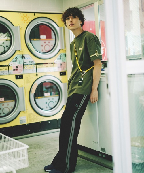 PBLIM(ページボーイリム)の「PBLIM/サウナボーイロッカーキーT(Tシャツ/カットソー・レディース・カーキ/ブラック/オフホワイト・MEDIUM/LARGE)」の6枚目の写真