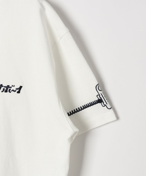 PBLIM(ページボーイリム)の「PBLIM/サウナボーイロッカーキーT(Tシャツ/カットソー・レディース・カーキ/ブラック/オフホワイト・MEDIUM/LARGE)」の7枚目の写真