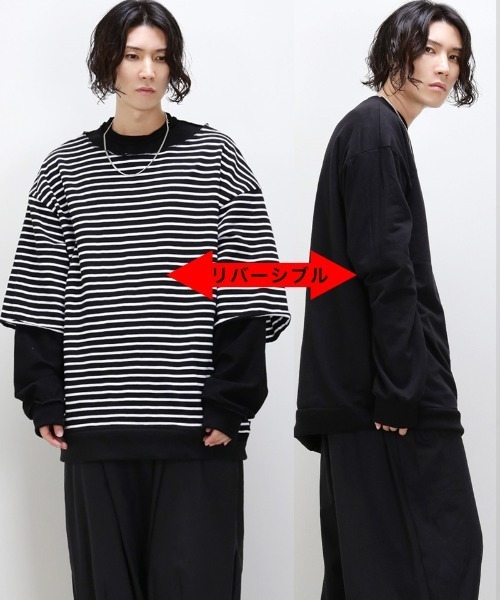 minsobi(ミンソビ)の「長袖Tシャツ(Tシャツ/カットソー・メンズ・ブラック・FREE)」の3枚目の写真