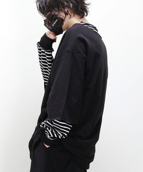 minsobi(ミンソビ)の「長袖Tシャツ(Tシャツ/カットソー・メンズ・ブラック・FREE)」の9枚目の写真