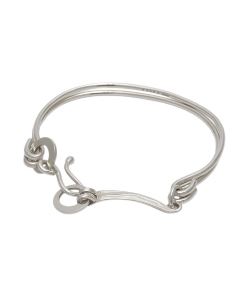 YArKA（ヤーカ）の「【YArKA/ヤーカ】assembly parts double line bangle [tojir un]/多パーツダブルラインバングル（バングル/リストバンド・レディース・シルバー・M/L）」の15枚目の写真