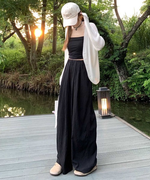 OSYAREVO(オシャレボ)の「水着 レディース 体型カバー ラッシュガード フィットネス 水陸両用 ラッシュ リブ カーディガン(カーディガン/ボレロ・レディース・ブラック/グレー/ホワイト・MEDIUM/SMALL)」の19枚目の写真