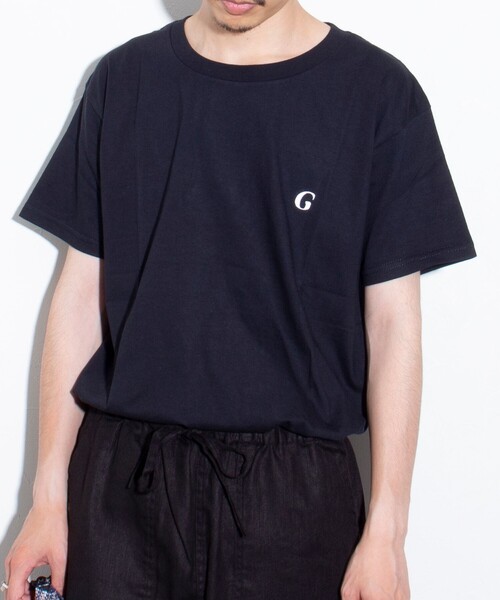 GLOSTER(グロスター)の「【GLOSTER/グロスター】ワンポイントロゴ刺繍 クルーネックTシャツ(Tシャツ/カットソー・メンズ・マルーン/杢グレー/ホワイト/ブラック・S/M/L)」の1枚目の写真